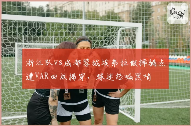 浙江队vs成都蓉城埃弗拉假摔骗点遭VAR回放揭穿,球迷怒喊黑哨